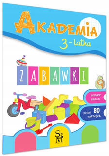 Akademia 3-Latka ZABAWKI Zadania Logiczne Myślenie Przedszkole 3+ SBM