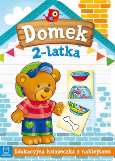 Edukacyjna Książeczka Domek 2-latka Z Naklejkami 2+ Aksjomat