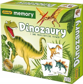 Gra Memory Dinozaury i Inne Prehistoryczne Potwory Adamigo