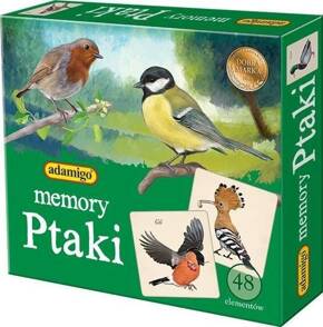 Gra Memory Ptaki Pamięciowa Dla Dzieci Pamięć 5+ Adamigo