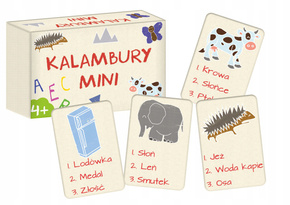 Kalambury Mini Gra Rodzinna Hasła i Obrazki Do Zgadywania 4+ Kangur