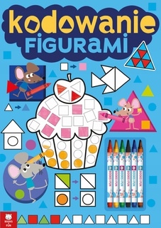 Kolorowanki Kodowanie FIGURAMI Malowanka Books&Fun