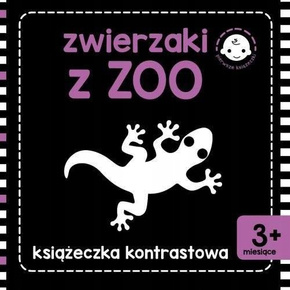 Książeczka Kontrastowa Zwierzaki Z Zoo Rozwój Maluszka 3M+ Skrzat