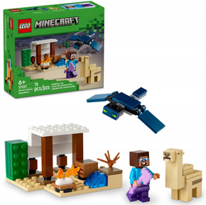 LEGO Minecraft Pustynna Wyprawa Steve’a 75el. 6+ 21251