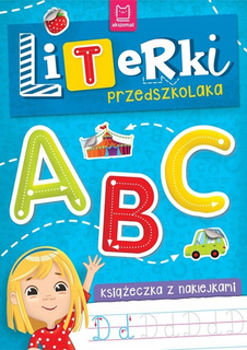 Literki Przedszkolaka Książeczka Z Naklejkami Nauka 4+ Aksjomat 4099