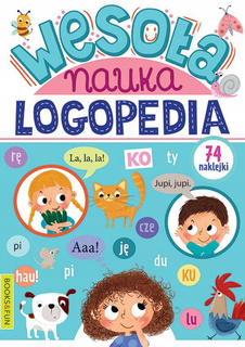 Logopedia Wesoła Nauka + Naklejki BooksAndFun