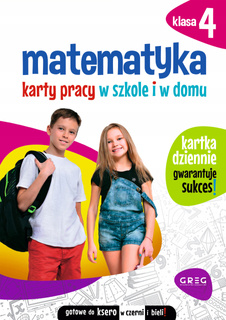 Matematyka Karty Pracy W Szkole I W Domu Klasa 4 SP Greg