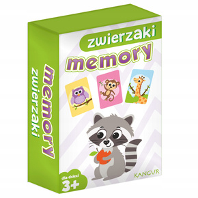 Memory Zwierzaki Dla Dzieci Gra Pamięciowa Rodzinna 3+ Kangur