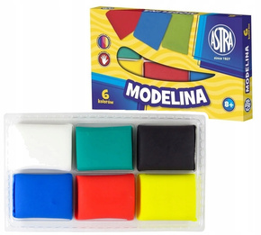 Modelina 6 kolorów ASTRA