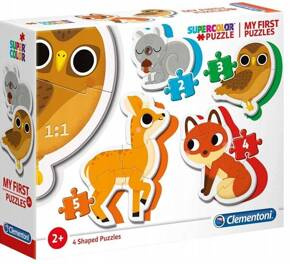 Moje Pierwsze Puzzle Leśne zwierzęta Clementoni