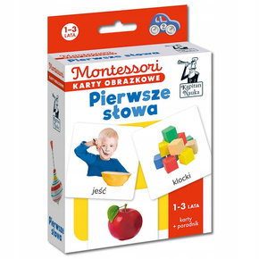 Montessori Karty Obrazkowe Pierwsze Słowa 1+ Kapitan Nauka