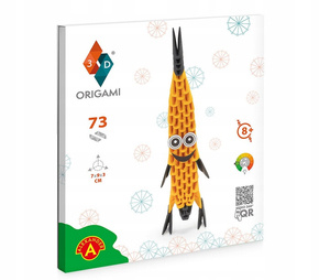 Origami 3D BANAN 73 Elementy Zestaw Kreatywny 8+ Alexander 2828