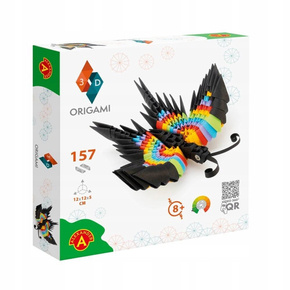 Origami 3D MOTYL 157 Elementy Zestaw Kreatywny 8+ Alexander 2345