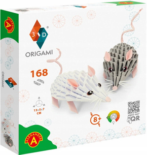 Origami 3D MYSZKI 168 Elementy Zestaw Kreatywny 8+ Alexander 2567