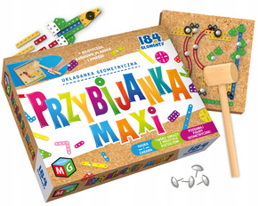 Przybijanka Maxi Układanka Geometryczna Dla Dzieci Kreatywność 7+ Multigra