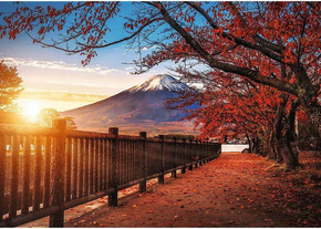 Puzzle 1000 Układanka JAPONIA Góra Fuji Wulkan Zachód Słońca Krajobraz 12+