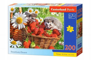 Puzzle 200 elementów - Deser truskawkowy