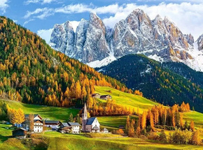 Puzzle 2000 Układanka Krajobraz Widok Góry DOLOMITY Włochy 9+ Castor