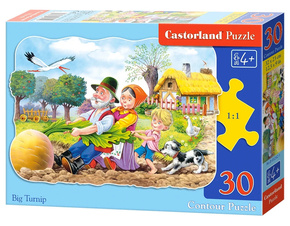 Puzzle 30 Układanka Dla Dzieci Natura Pies Chatka Wieś Castorland