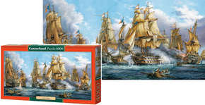 Puzzle 4000 Układanka BITWA MORSKA Statek Morze Krajobraz 9+ Castor
