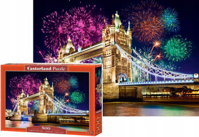 Puzzle 500 Układanka MOST LONDYN Bridge London Anglia 9+ Castor