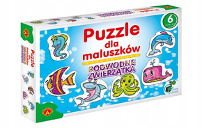 Puzzle Dla Maluszków Podwodne Zwierzęta