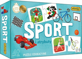 Puzzle Edukacyjne Sport i Atrybuty 24SZT. 3+ Kukuryku 07776