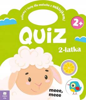 Quiz 2-Latka Owieczka Zabawy I Testy Dla Malucha Z Naklejkami BooksAndFun