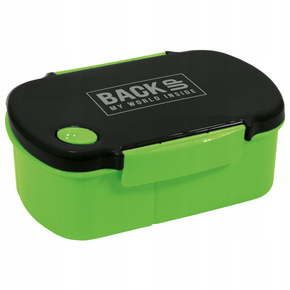 ŚNIADANIÓWKA BackUP 3 Przegródki 500ml ZIELONA Lunchbox BPA FREE BackUP