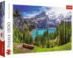 Trefl Puzzle 1500 Jezioro Oeschinen Alpy Szwajcaria 26166