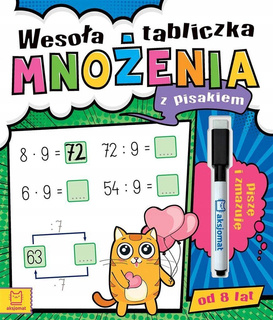 Wesoła Tabliczka Mnożenia Z Pisakiem Piszę i Zmazuję 7+ Aksjomat 3780