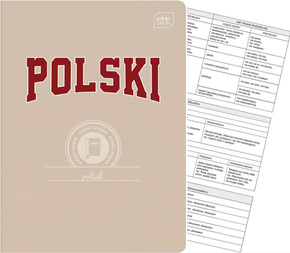 Zeszyt Szkolny Ze Ściągą POLSKI A5 60 Kartek W Linię Interdruk
