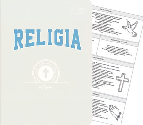 Zeszyt Szkolny Ze Ściągą RELIGIA A5 60 Kartek W Kratkę Interdruk