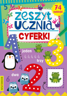 Zeszyt Ucznia Cyferki + Naklejki BooksAndFun