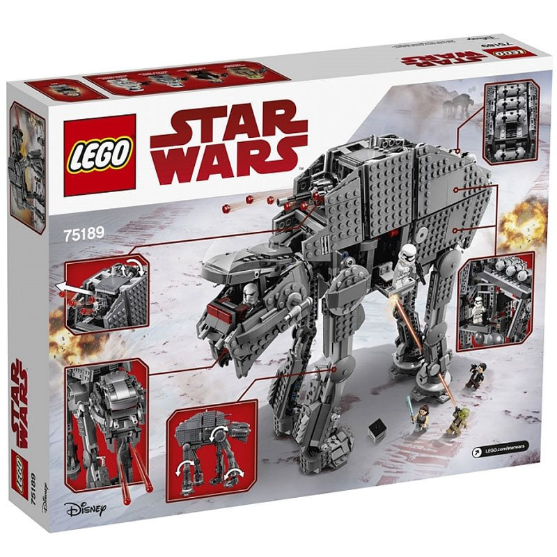 Ciężka maszyna krocząca Najwyższego Porządku LEGO STAR WARS 75189 ...