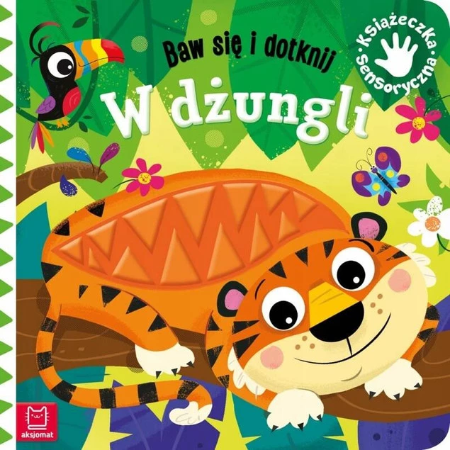 Książeczka sensoryczna Baw się i dotknij W dżungli