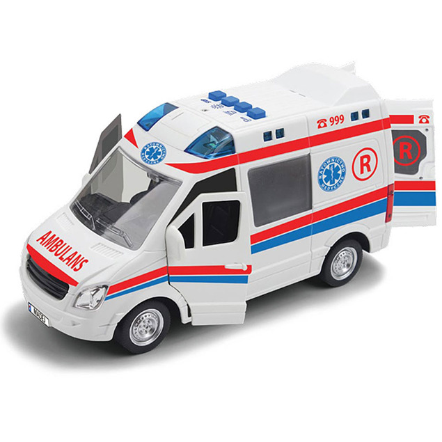Ambulans Samochodzik | Dźwięki Światło Napęd MADEJ