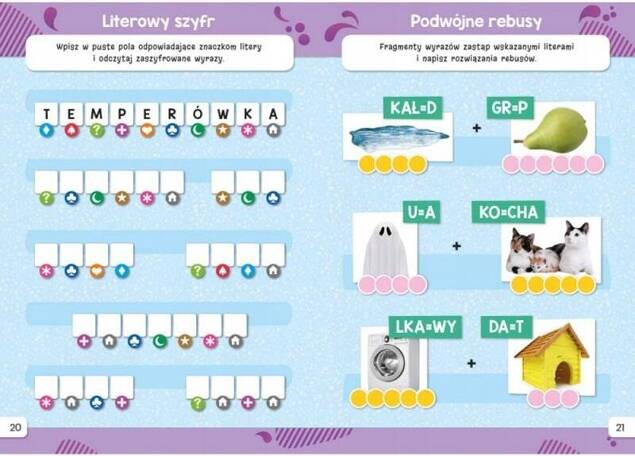 Baw Się Ortografią Krzyżówki 3-Klasisty Łamigłówki 7+ Aksjomat 3817