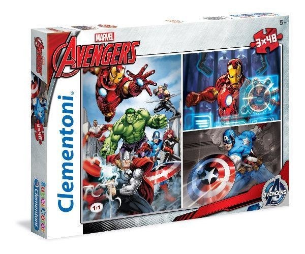 Clementoni Puzzle 3x48el The Avengers 25203