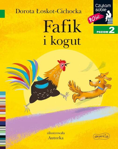 Fafik i Kogut Czytam Sobie Poziom 2 Dorota Łoskot-Cichocka 5+ HarperKids