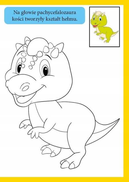 Kolorowanka Nasze Kolorowe Dinozaury 74 Naklejek BooksAndFun