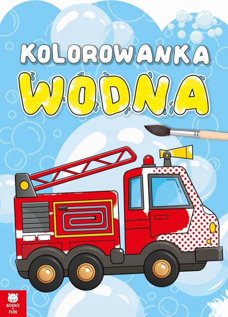 Kolorowanka Wodna Malowanie Wodą Pojazdy BooksAndFun