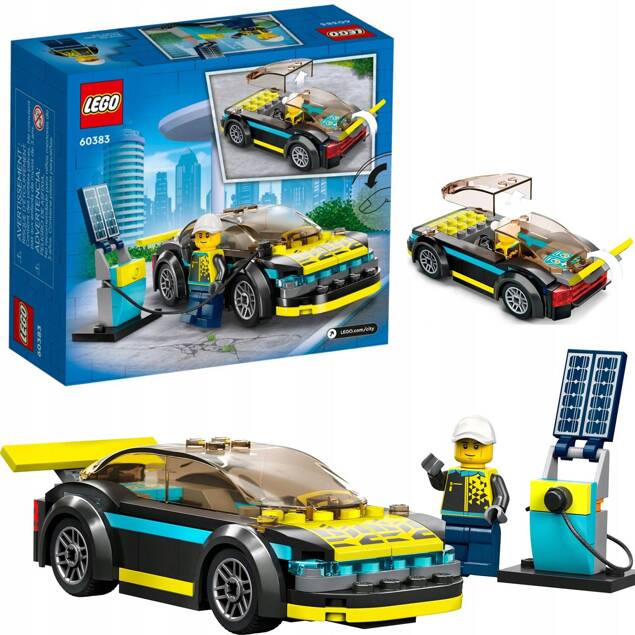 LEGO City Elektryczny Samochód Sportowy 95el. 5+ 60383