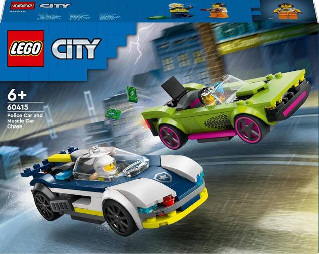 LEGO City Pościg Radiowozu Za Muscle Carem 213 el. 6+ 60415