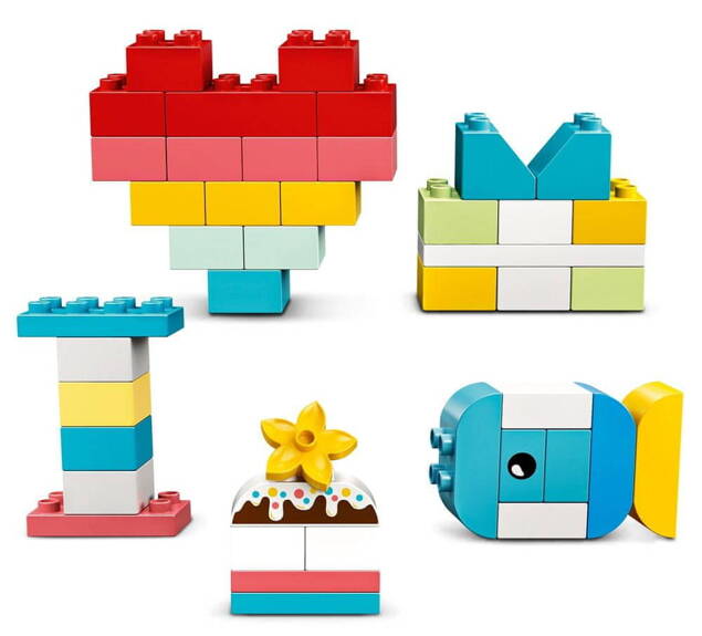 LEGO Duplo Pudełko Z Serduszkiem 80 el. 1,5+ 10909