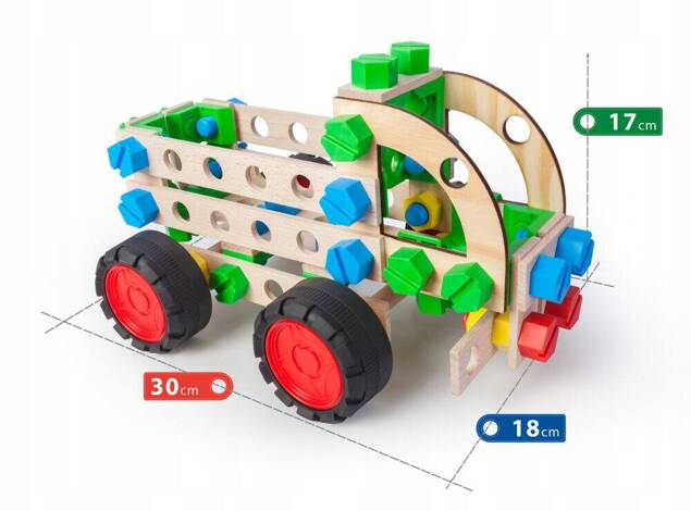 Mały Konstruktor Junior Ciężarówka Model Do Montażu 95EL. 4+ Alexander 2820