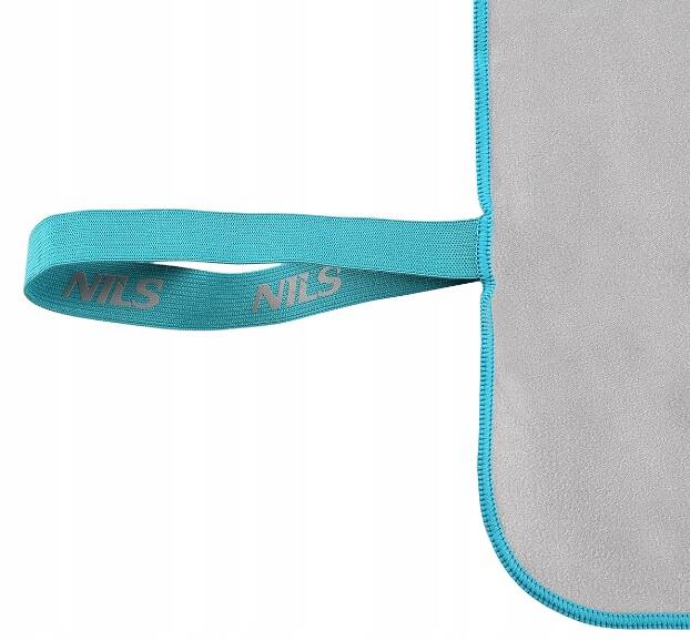 NILS Ręcznik Z Mikrofibry Szybkoschnący Plażowy 180x100cm + Zawieszka NCR12