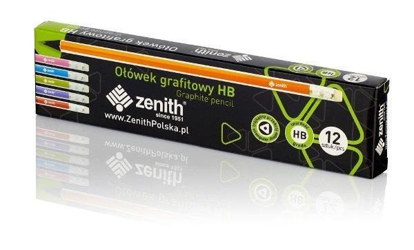 Ołówek grafitowy Zenith HB p12 cena za 1szt.