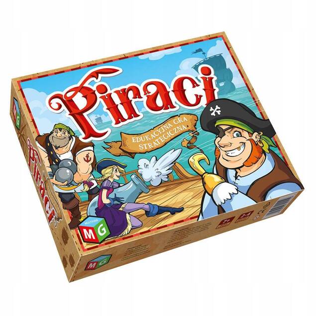 Piraci Edukacyjna Gra Strategiczna Planszowa Przygodowa 7+ Multigra