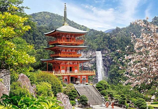 Puzzle 1000 Układanka Buddyjska Świątynia JAPONIA Krajobraz Widok 9+ Castor